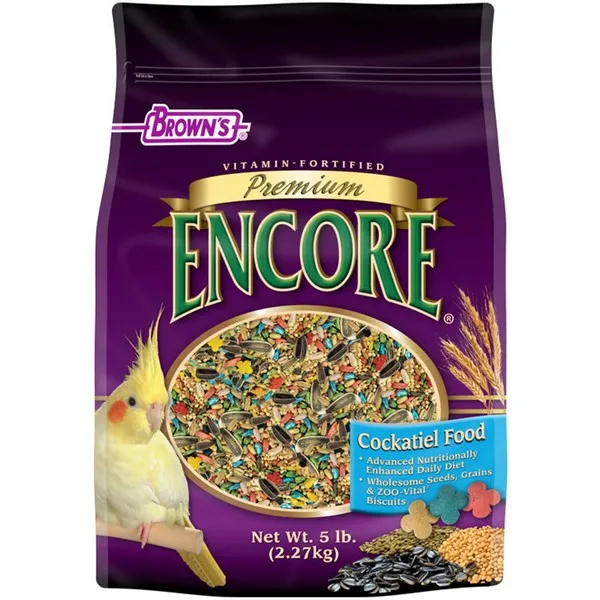 5 Lb F.M. Brown Encore Premium Cockatiel - Treat